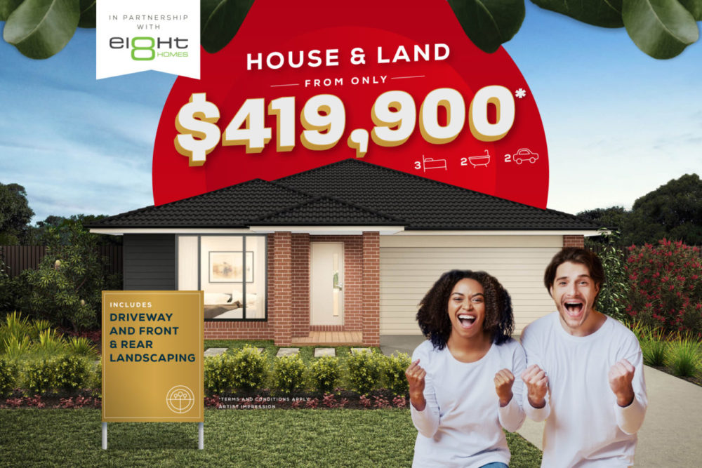 8 homes House & Land promotion