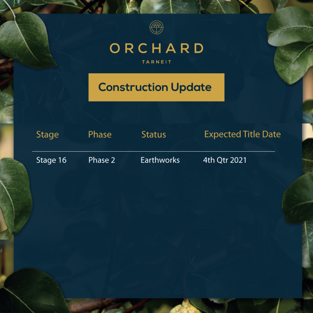 Orchard Tarneit June 2021 Construction Update